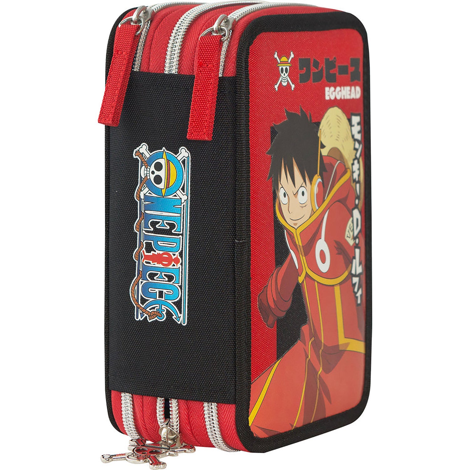 FC PANINI - Astuccio 3 Zip One Piece Rosso